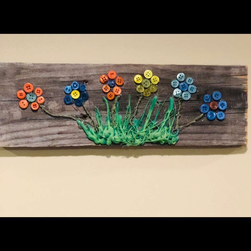 Button flowers